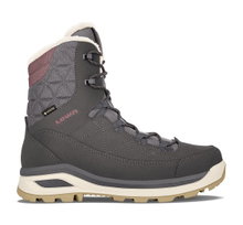 Lowa Winterstiefel Ottawa GTX (Veloursleder, wasserdicht) anthrazitgrau/altrosa Damen